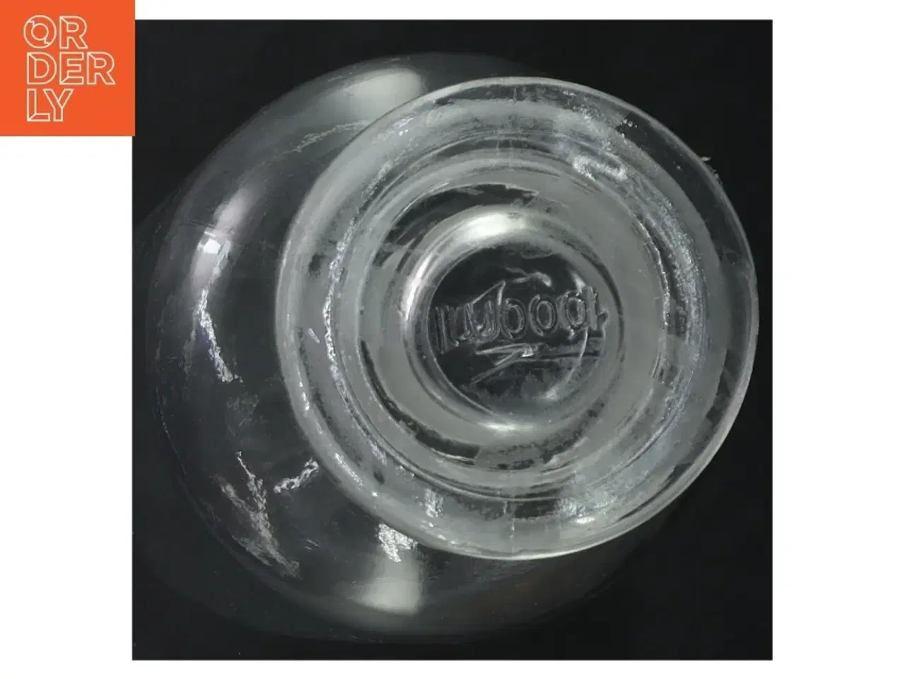 Billede 5 - Glasflaske med stjerner og låg (str. 21 cm)