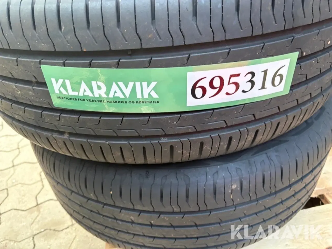 Billede 10 - Alufælge med dæk Mega wheels / Continental EcoContact 6 MO