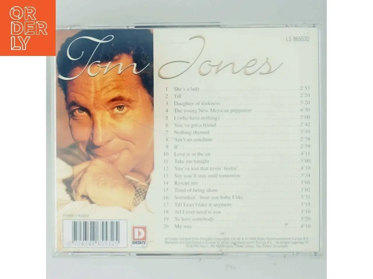 Billede 3 - Tom jones - 20 great love songs