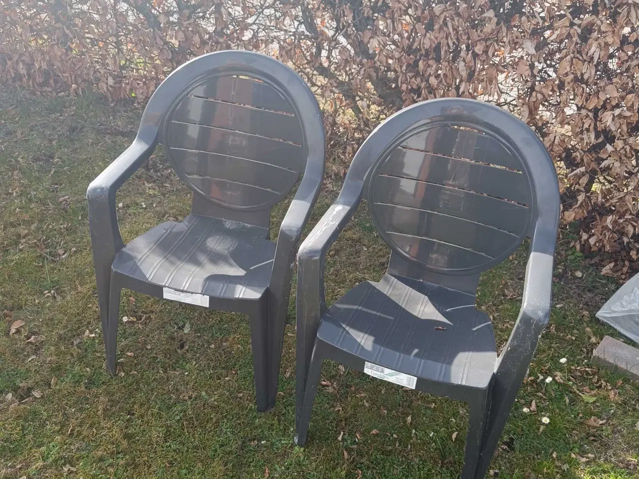 Billede 1 - Havestole 2 stk grøn