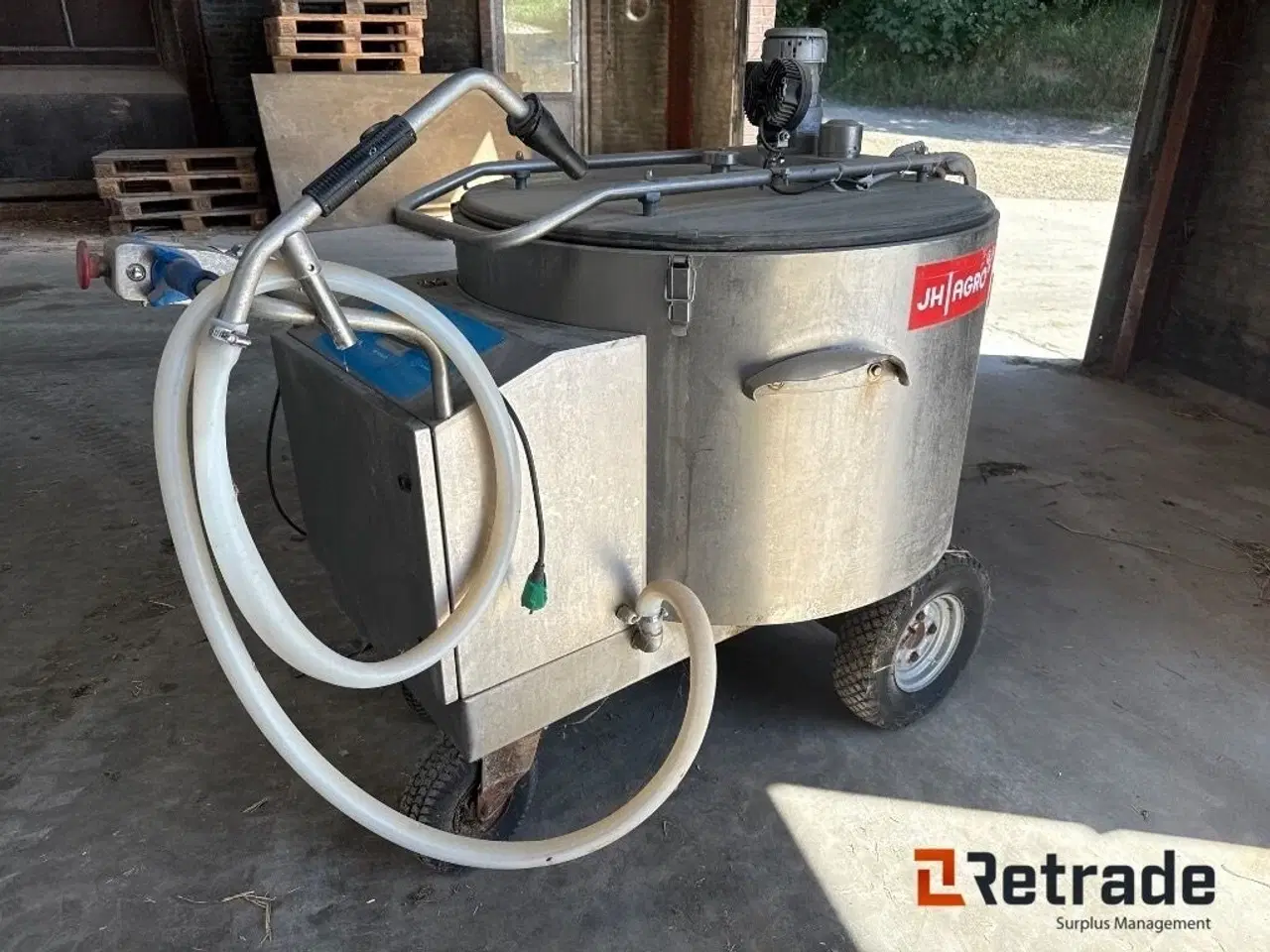 Billede 2 - - - - JH Agro 300 liter MP-Cap 300 mælketaxa