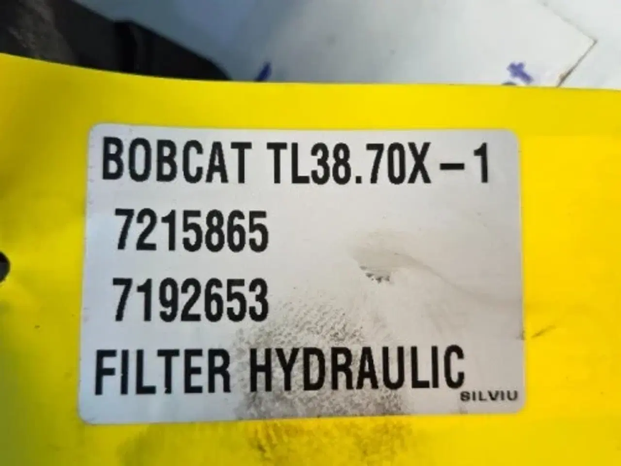 Billede 4 - Bobcat  TL38.70X  Hydraulikfilter 7215865
