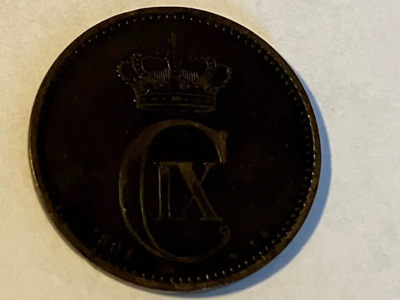 Billede 1 - 5 Øre 1891 Danmark