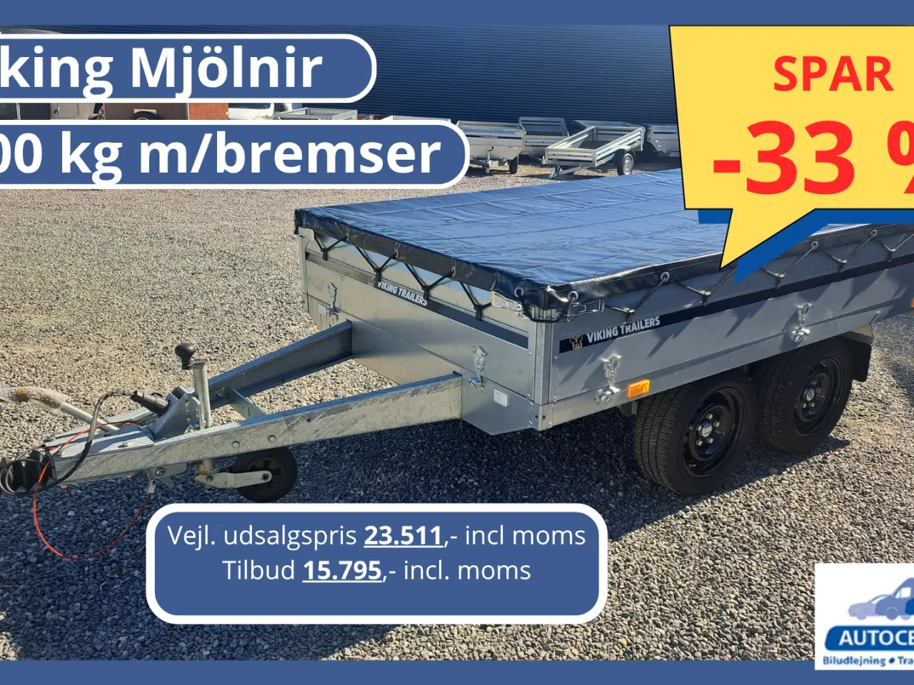 Billede 1 - Restparti / Lagersalg Viking Mjölnir trailere! 