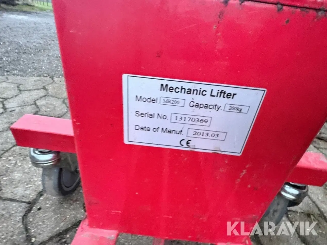 Billede 7 - Kvart Palle løfter MR200