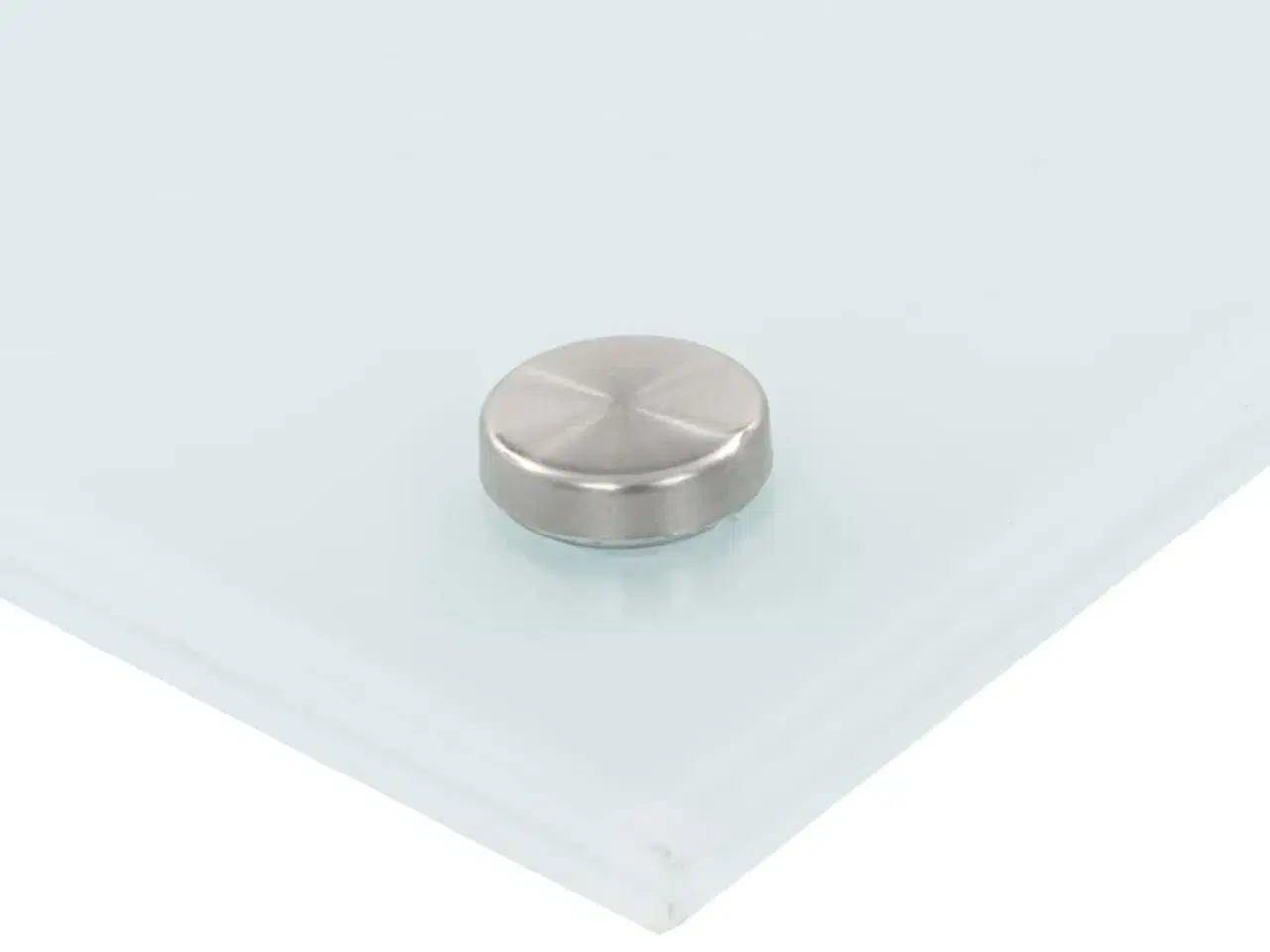 Billede 6 - Stænkplade 90x50 cm hærdet glas hvid