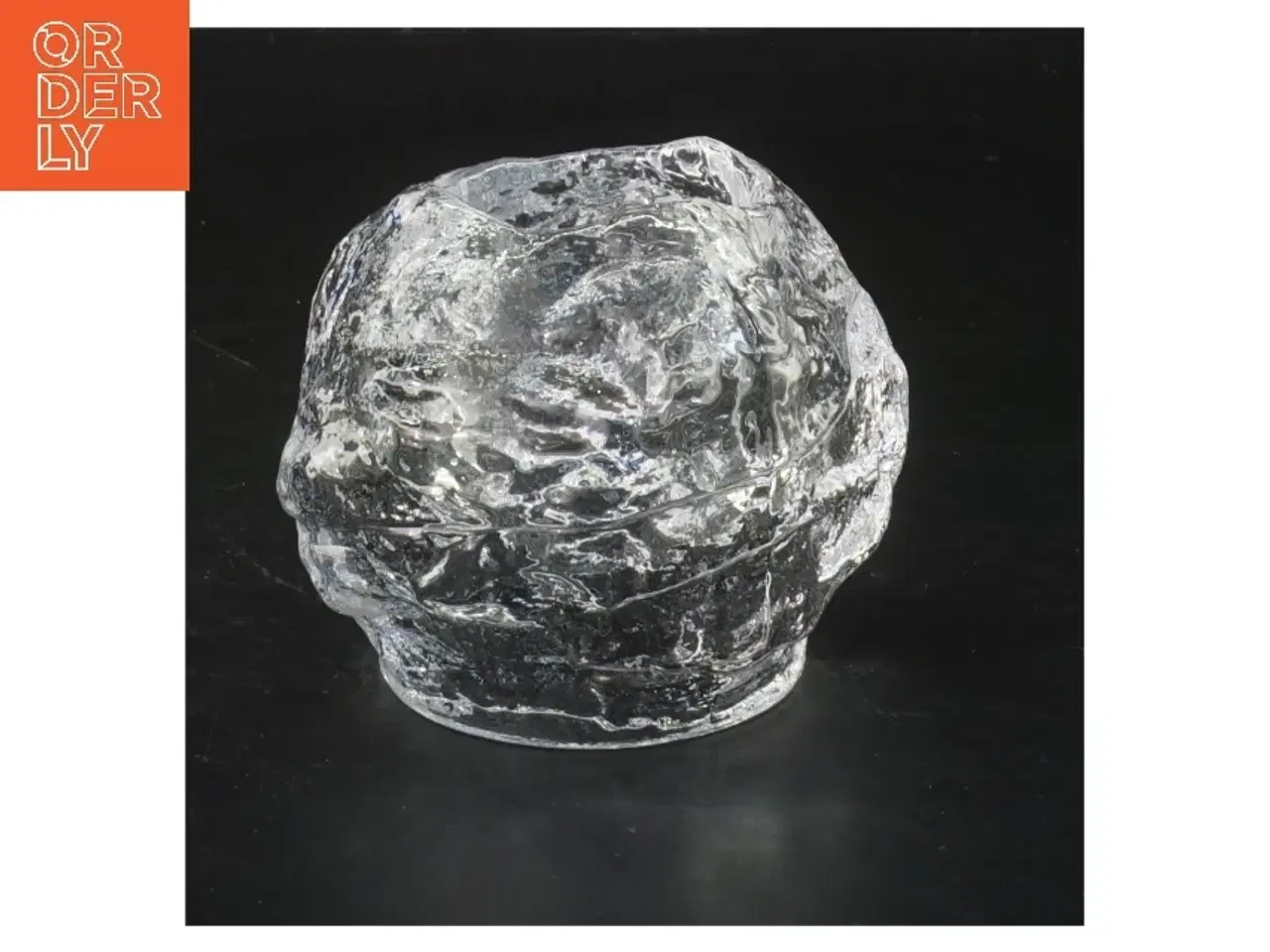 Billede 2 - Kosta Boda glas fyrfadsstage fra Kosta Boda (str. 8 cm)