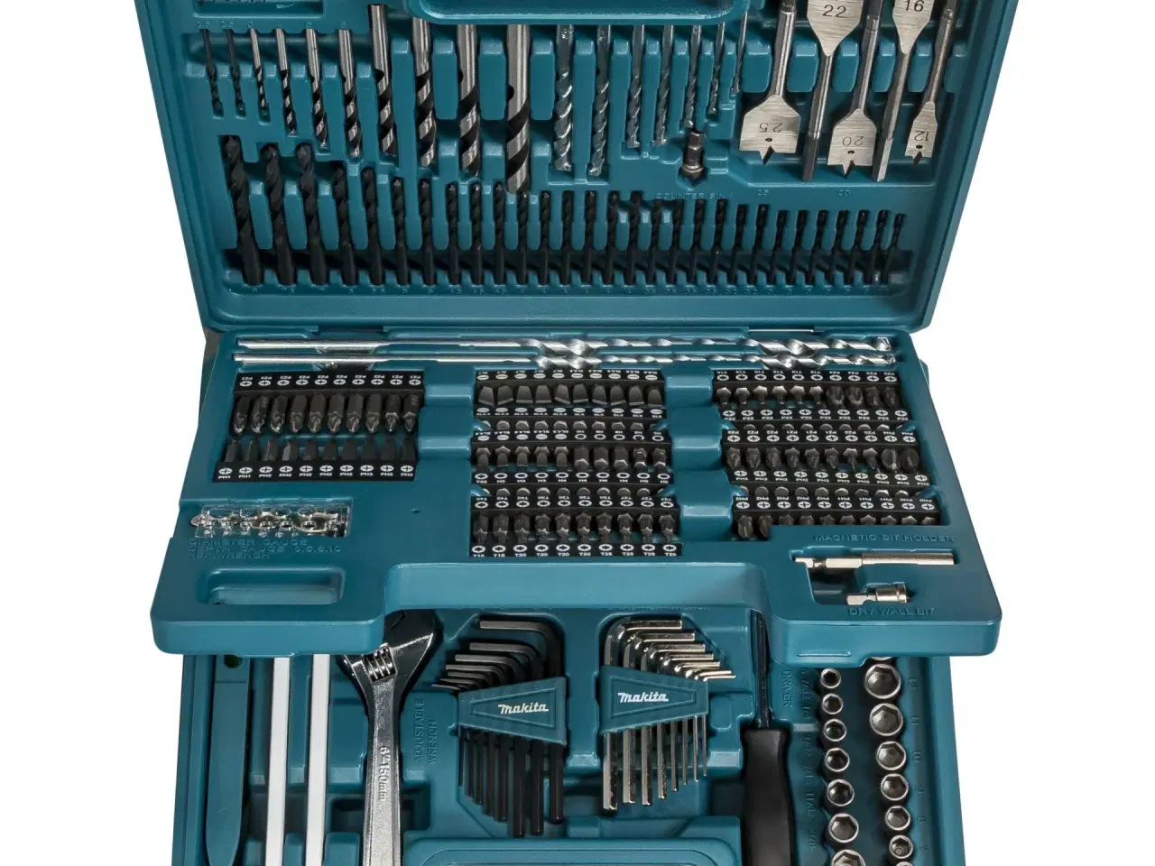 Billede 1 - Bor- og bitssæt Makita E-11689 – 256 dele