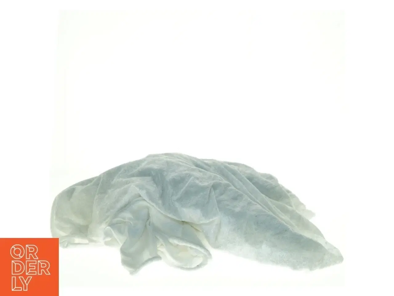 Billede 1 - Dug Hvid nervøs velour (str. 500 x 154 cm)