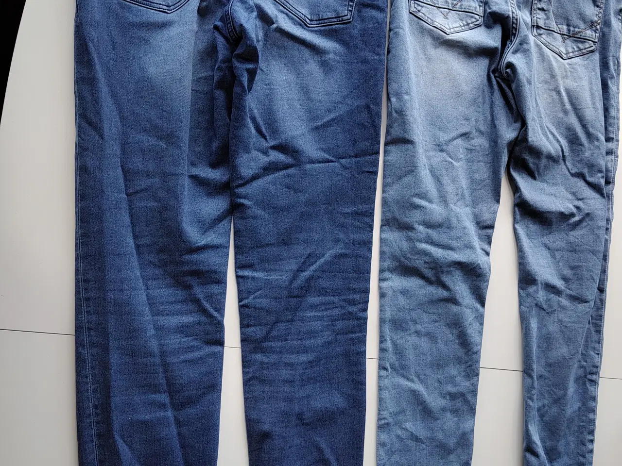 Billede 2 - Blå cowboybukser str.176