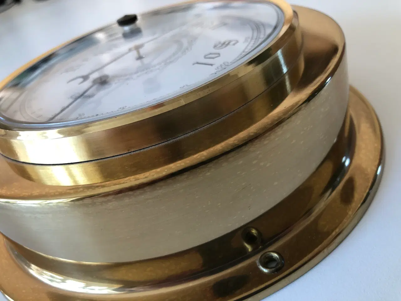 Billede 3 - Genia skibsbarometer i messing