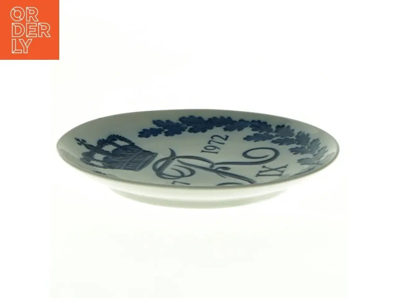 Billede 3 - Tallerken jubilæum 1947-1972 Frederik IX fra Royal Copenhagen (str. Diameter 18 cm)