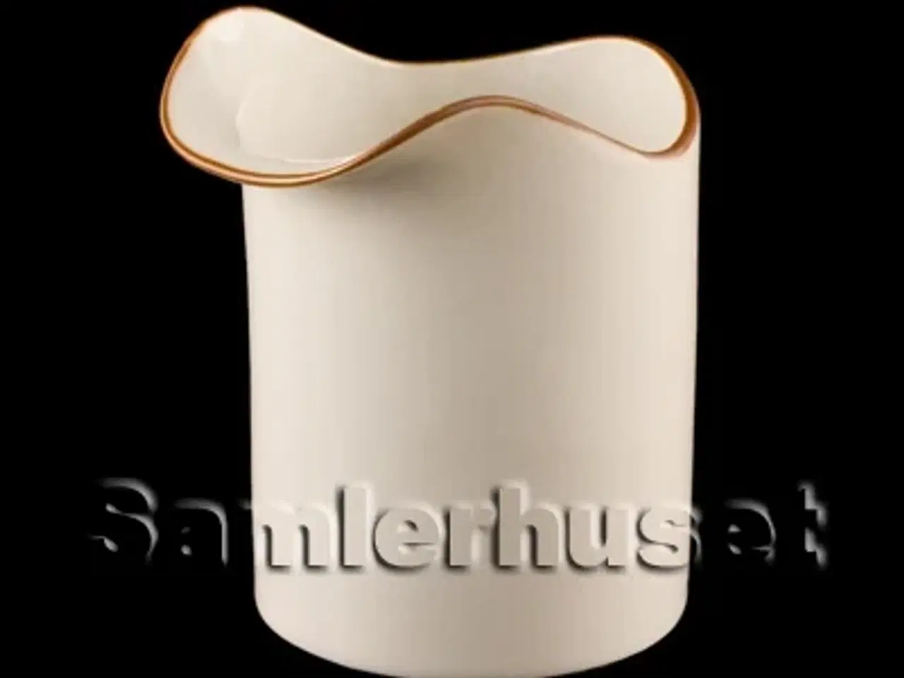 Billede 1 - Brun Domino Flødekande