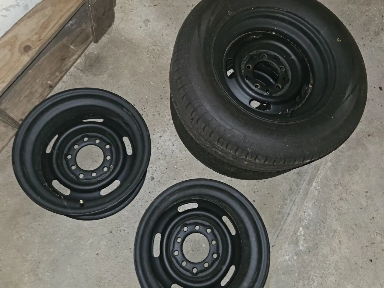 Billede 4 - Sorte stålfælge 10×15 og 7×15