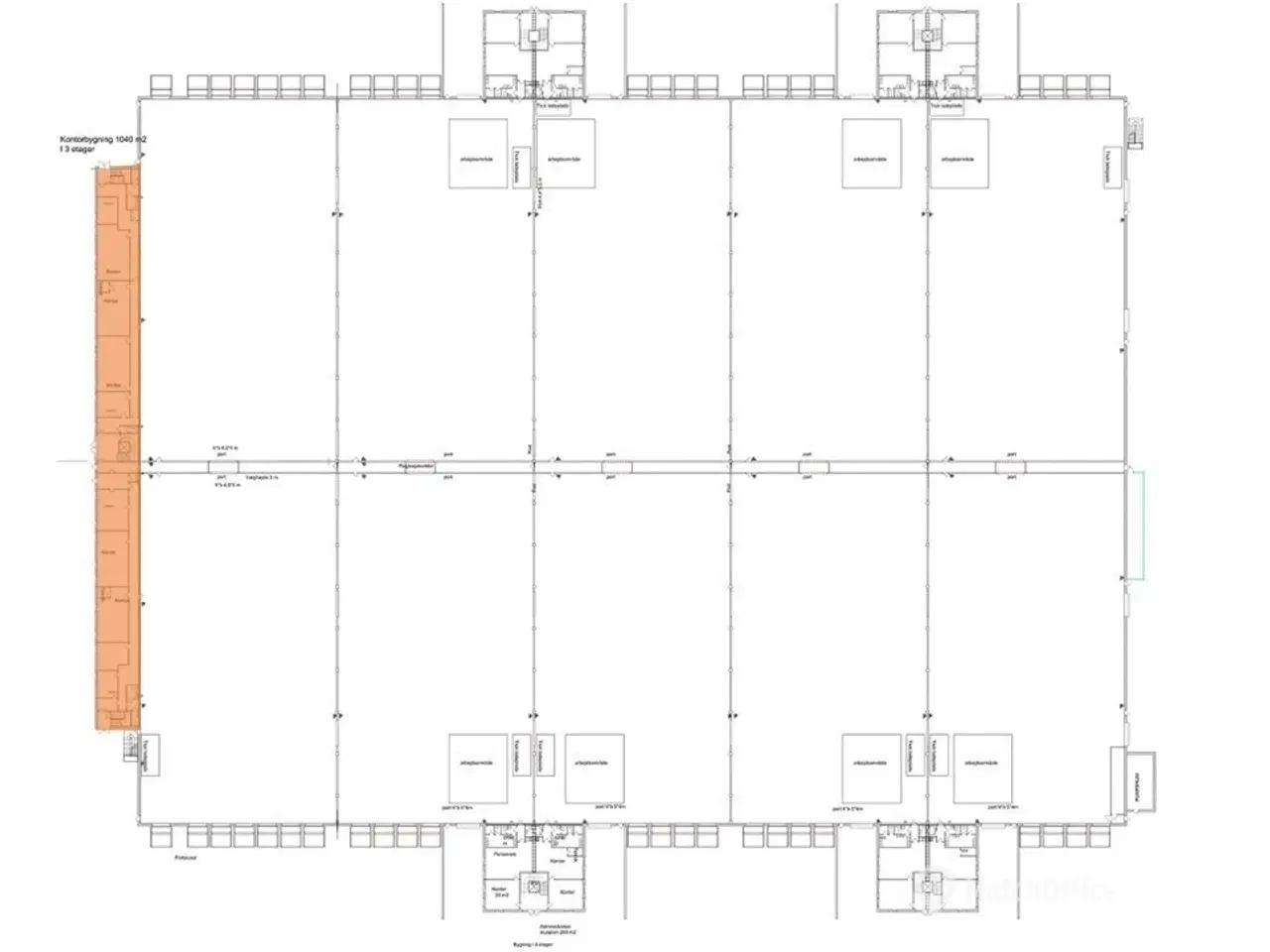 Billede 12 - 10.072 m2 Lager- Logistik-lejemål med 600 m2 kontor