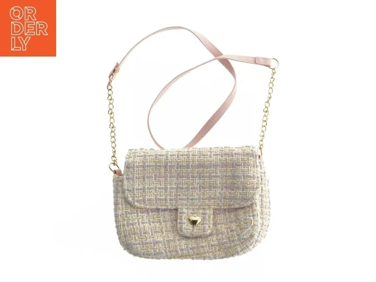 Billede 1 - Lille skuldertaske med kæde fra H&M (str. 18x13 cm)