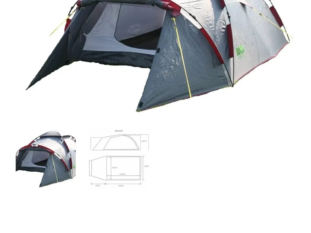 Billede 4 - Smart 2-3 personer telt 