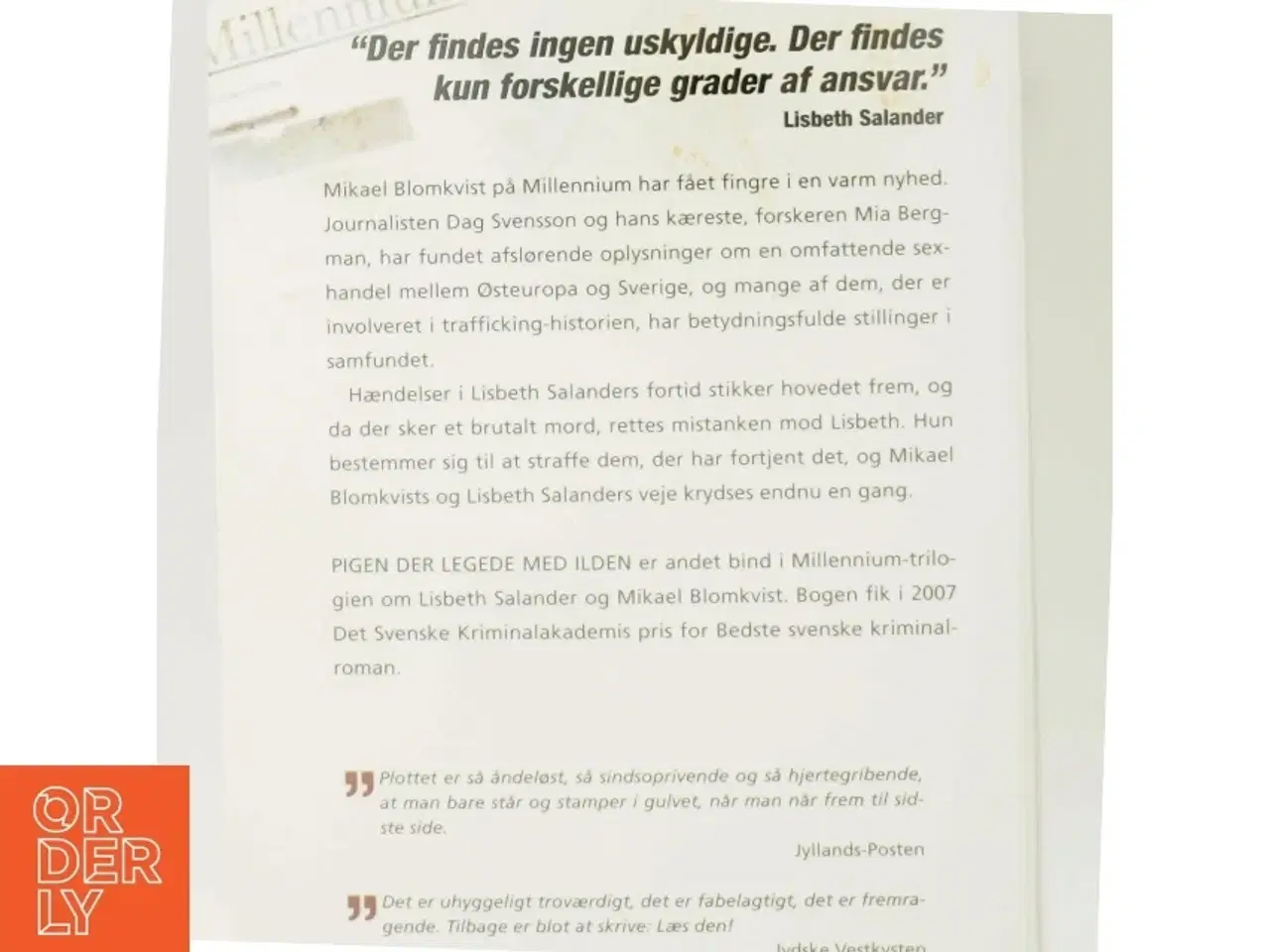 Billede 5 - Pigen der legede med ilden bog fra Modtryk