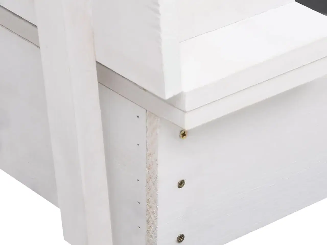 Billede 6 - Sandkasse 95x90x15 cm fyrretræ hvid
