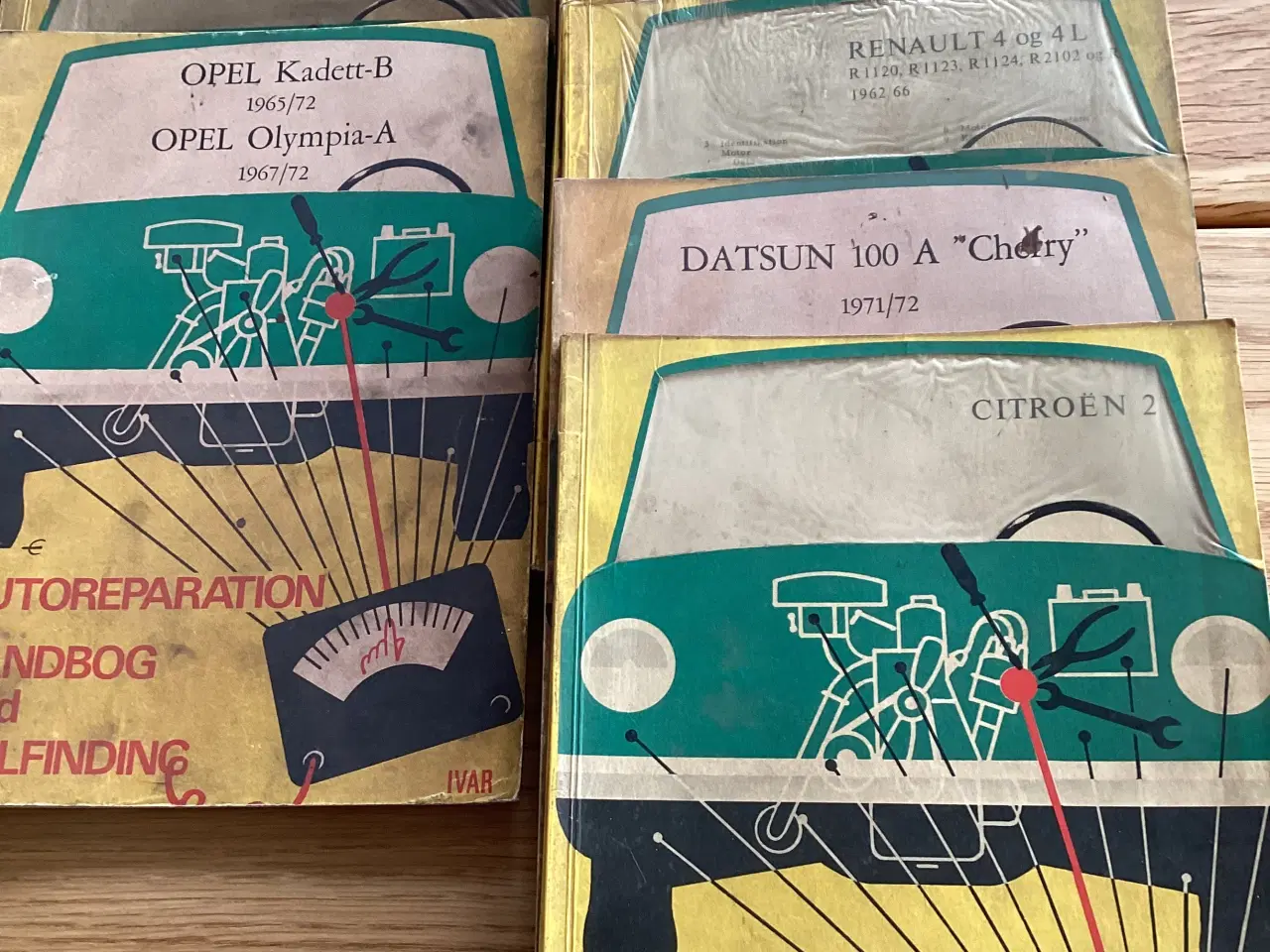 Billede 4 - Værksteds håndbøger med fejlfinding og billede.