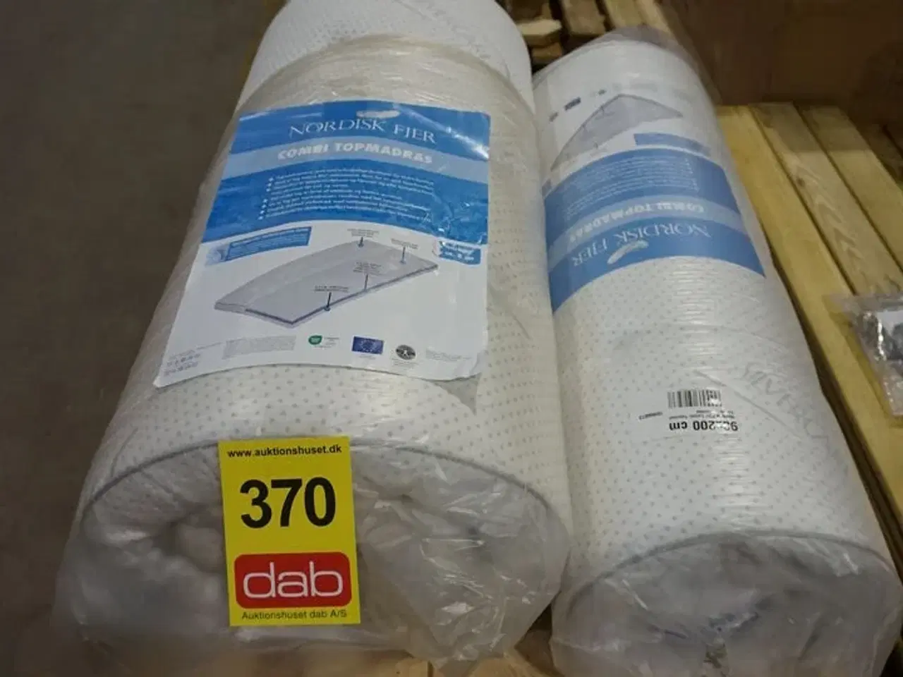 Billede 3 - 2 stk Nordisk Fjer Combi topmadrasser 90x200 cm (Demo)