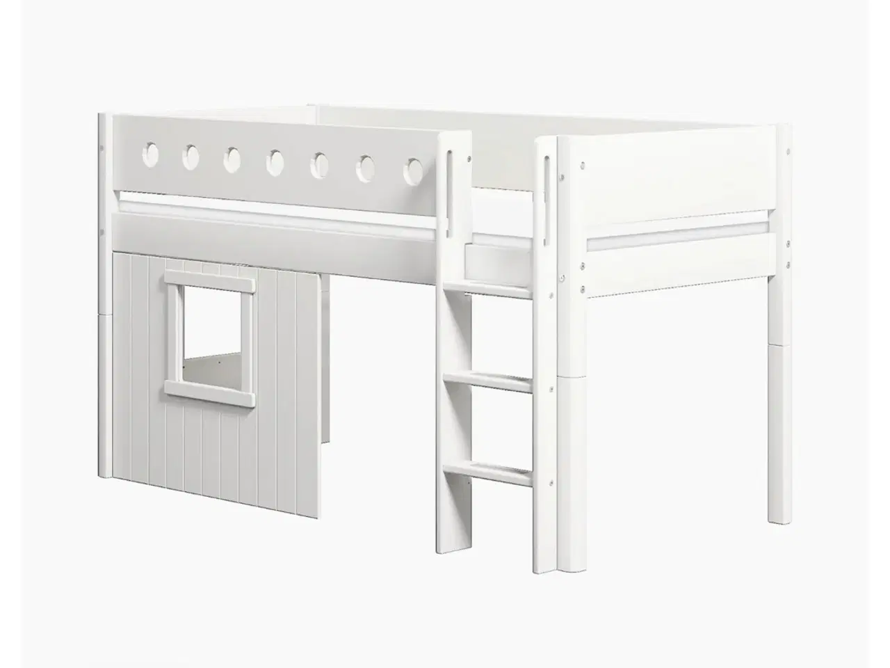 Billede 2 - Børneseng, kan laves både lav og høj