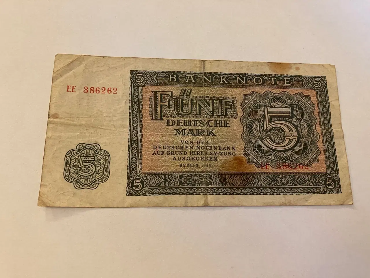 Billede 1 - 5 Deutsche Mark 1955 Germany