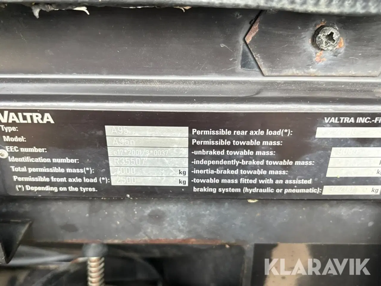 Billede 7 - Traktor Valtra A95