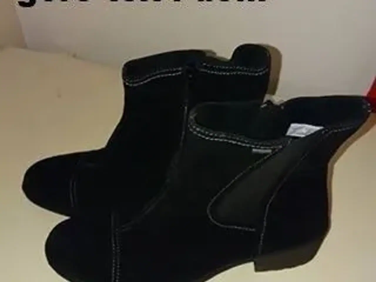 Billede 1 - støvler sort 