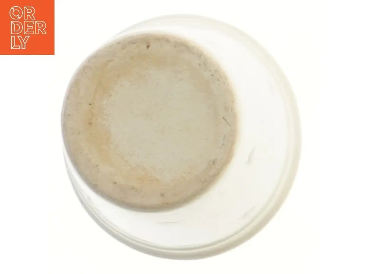 Billede 3 - Keramikkrus med rosedekoration (str. Ø 10 cm, 10 cm)