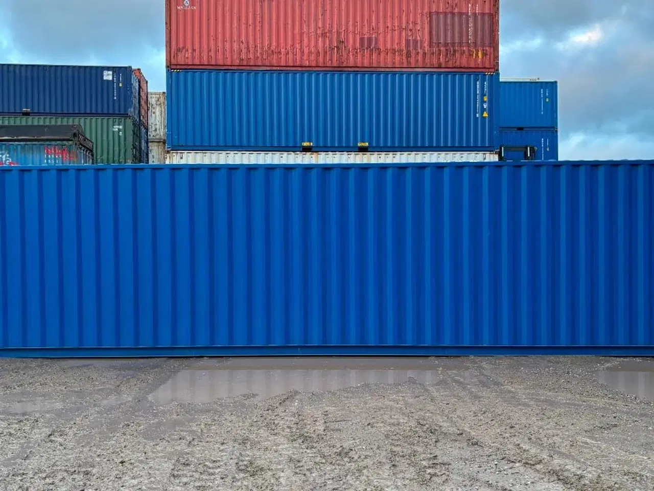 Billede 5 - Står i Hvidovre NY 40 fods HC Container i Blå 