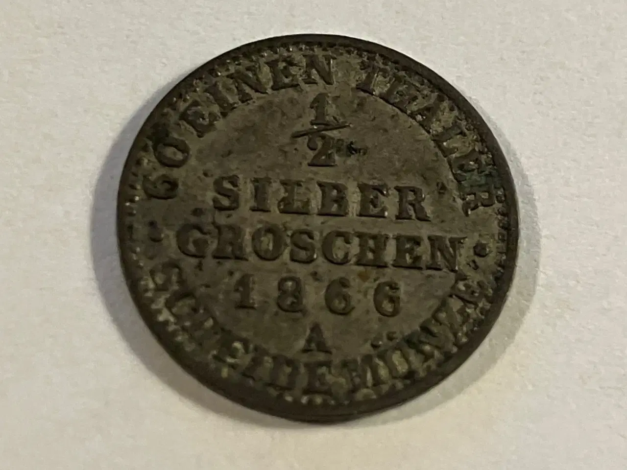 Billede 1 - 1/2 Silber Groschen 1866 Germany