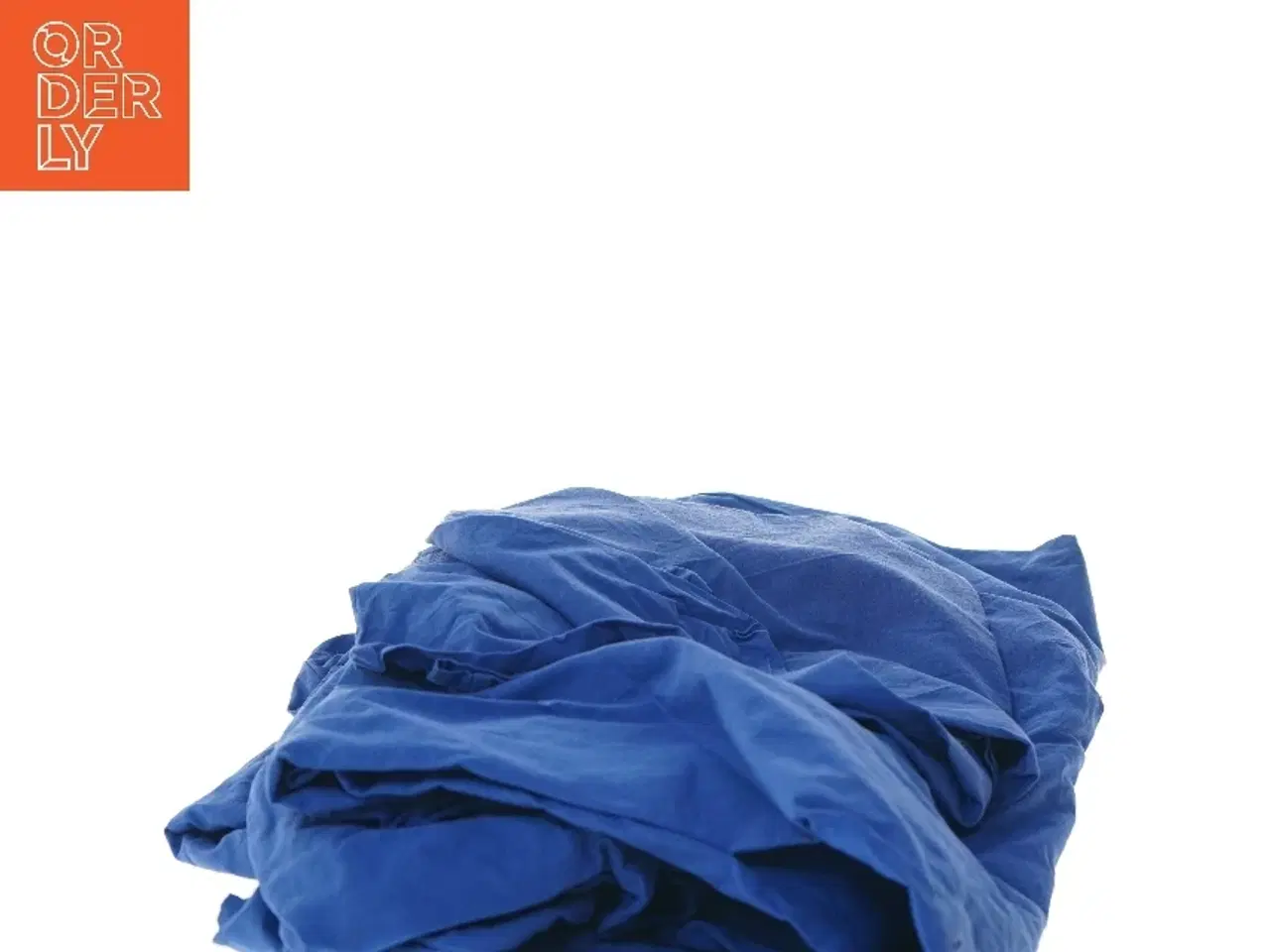 Billede 1 - Blåt sengesæt (str. pude 55x62, dyne 130x210 cm)