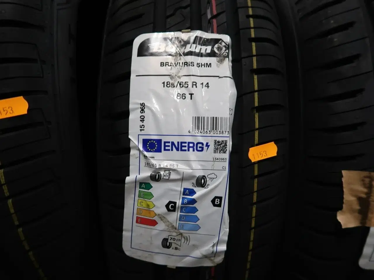 Billede 2 - 4 stk. dæk BARUM 185/65R14 86T