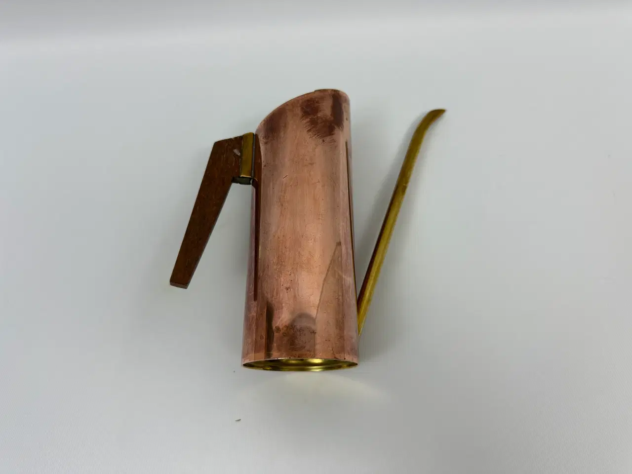 Billede 8 - Vintage messing / kobber / teak vandkande