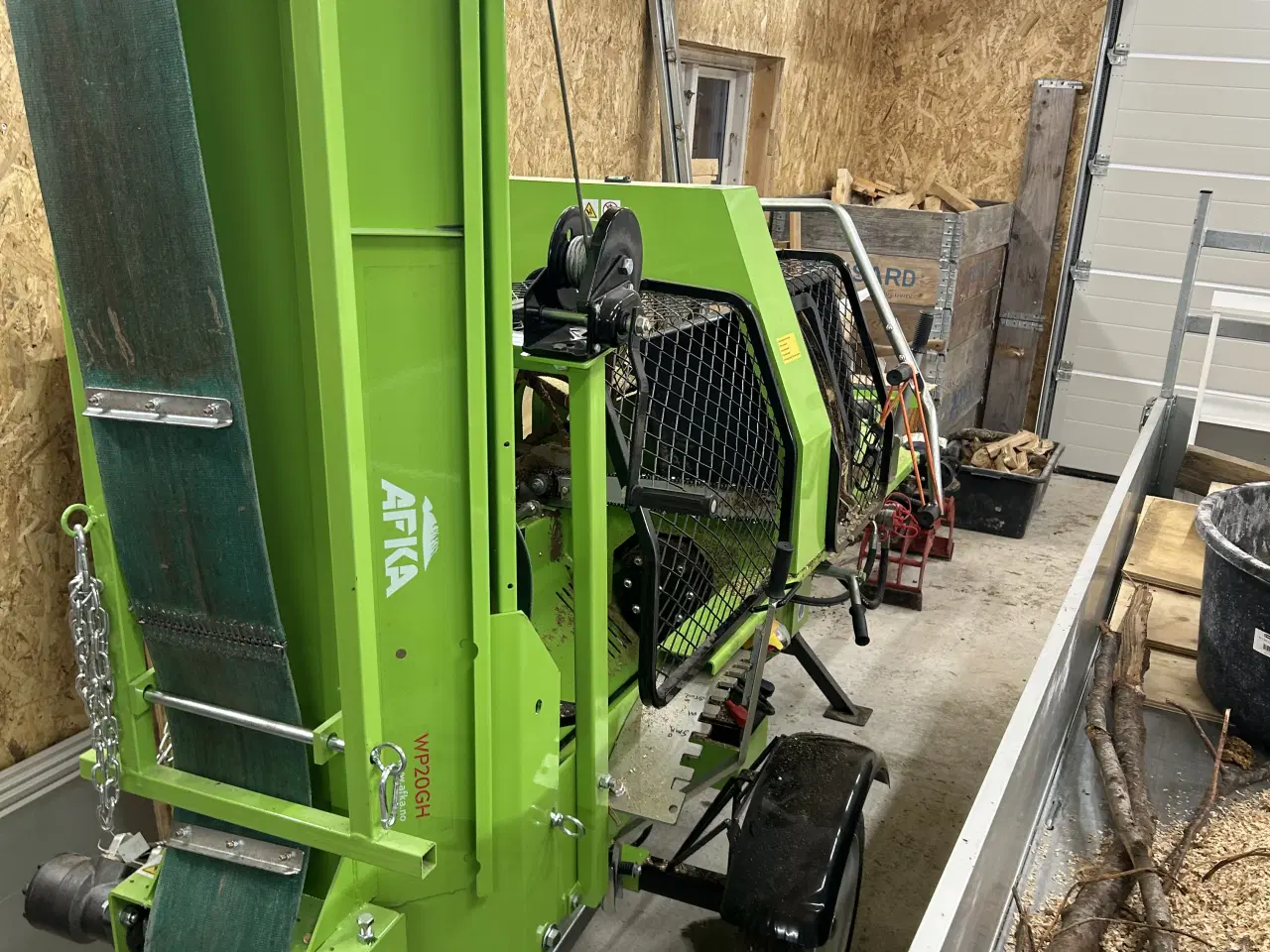 Billede 1 - Brændemaskine / Save kløveanlæg 