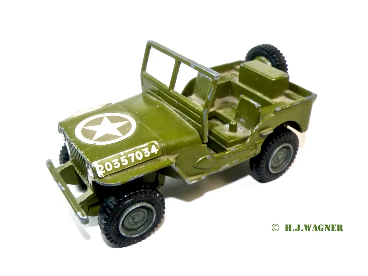 Billede 2 - DINKY TOYS - US-Jeep - No. 615 - skala 1:32