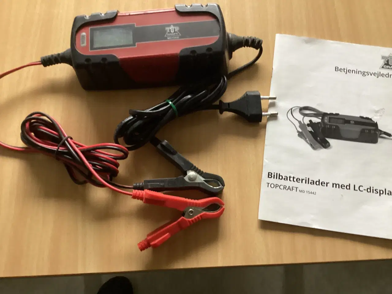 Billede 2 - Bilbatterilader med lc-display topcraft