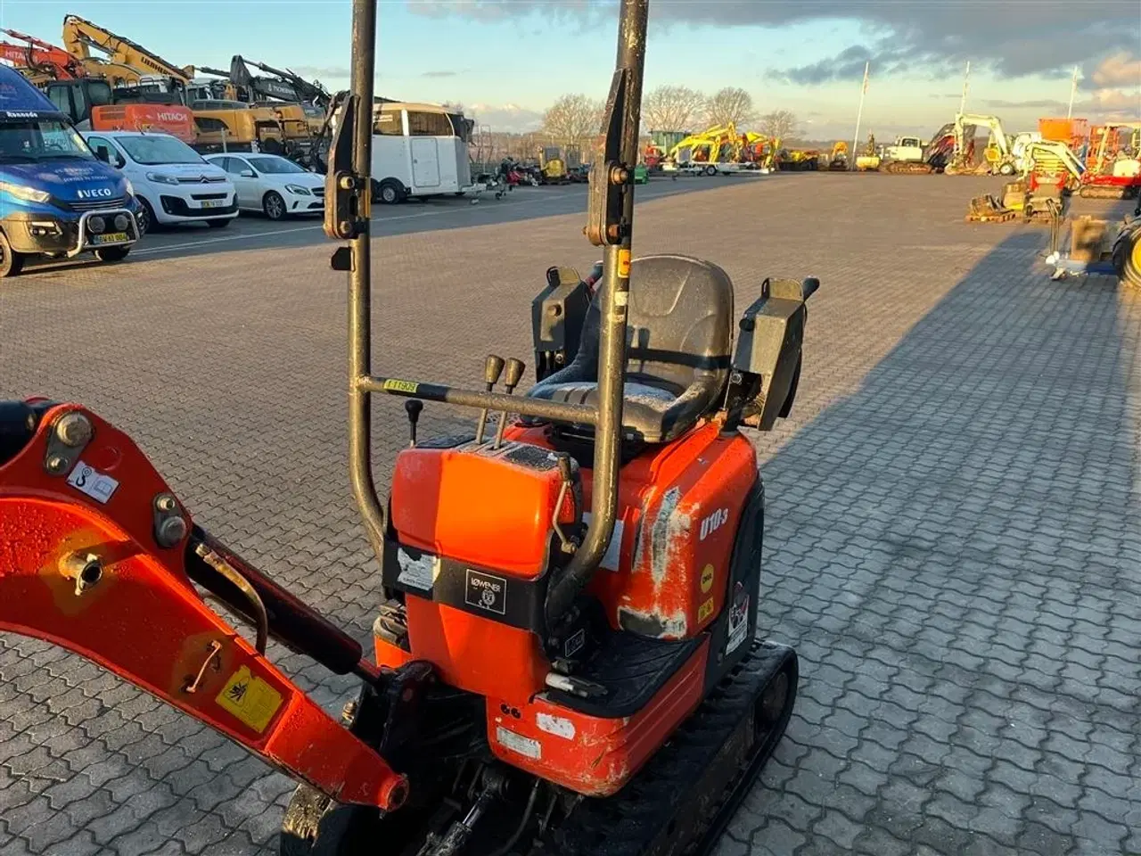 Billede 5 - Kubota U10-3 1100kg minigraver med joystik