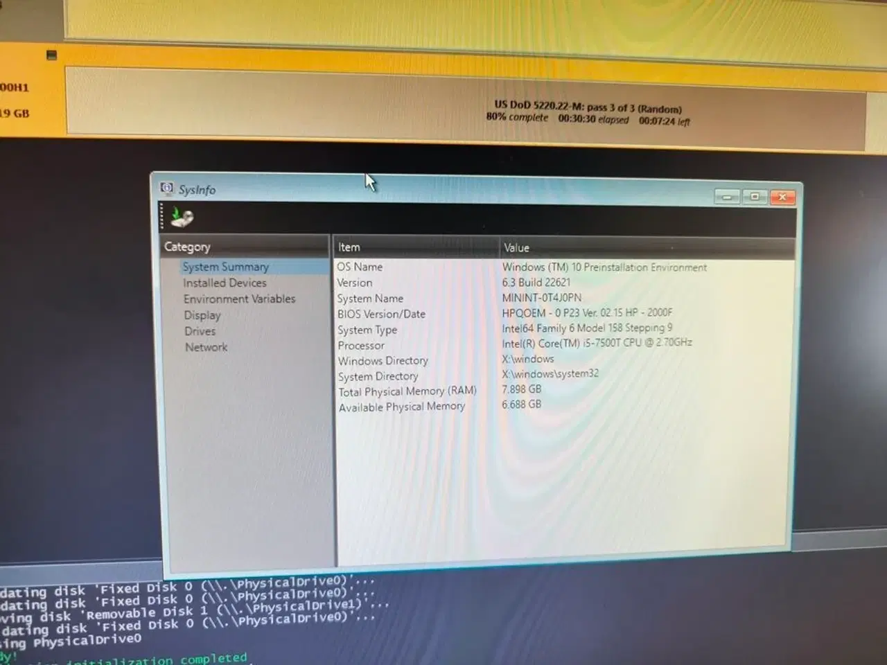 Billede 2 - Skærm 22" m. tastatur HP L2206w (PC medfølger ikke)