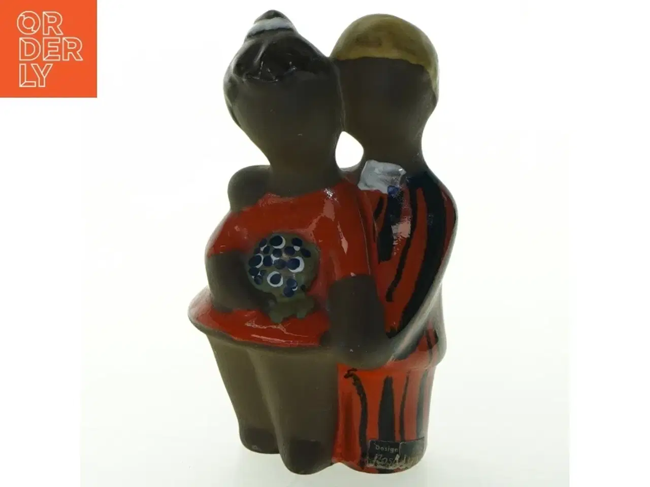 Billede 1 - Keramik figur af et par (str. 15 cm)