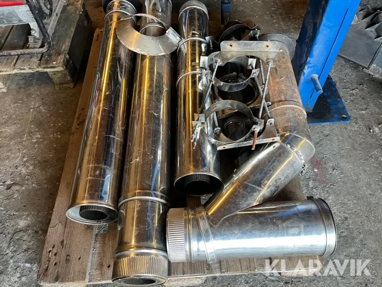 Billede 11 - Pillefyr med skorsten Ravelli R70