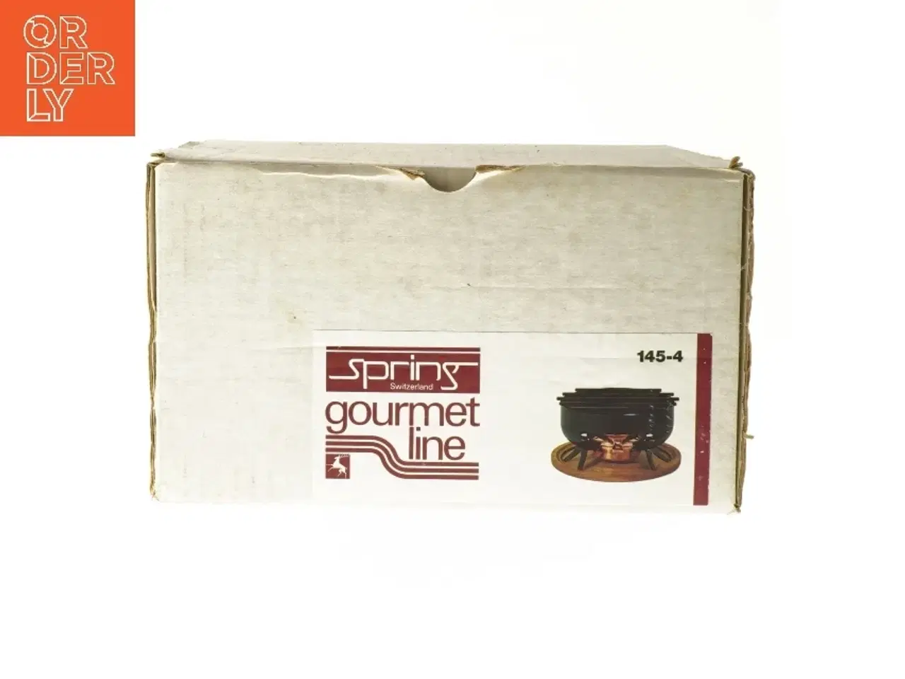 Billede 2 - Brænder til fondue, sovsegryde eller lign. træbakke fra Springs (str. Ø 20 cm)