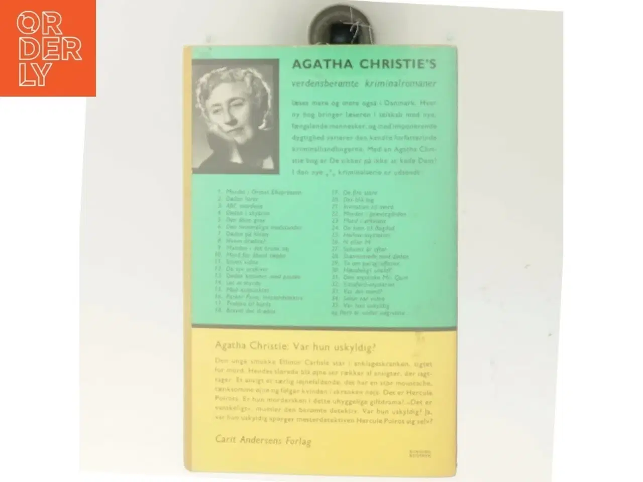 Billede 3 - Var hun uskyldig? af Agatha Christie (Bog)