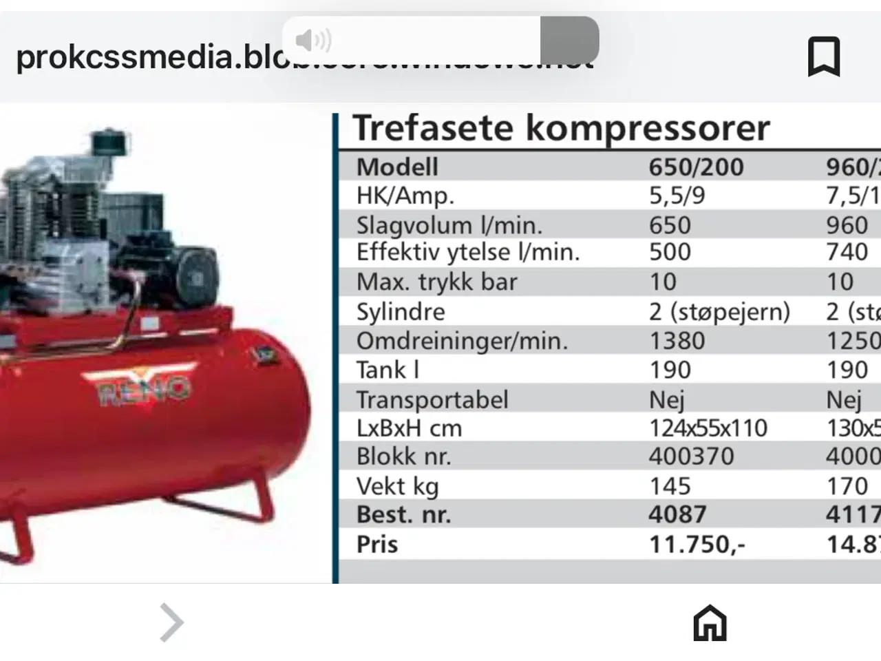 Billede 4 - Reno kompressor 