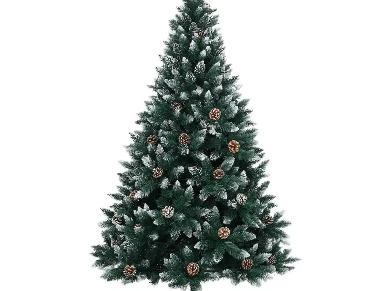 Billede 2 - Kunstigt juletræ med 300 LED-lys 180 cm