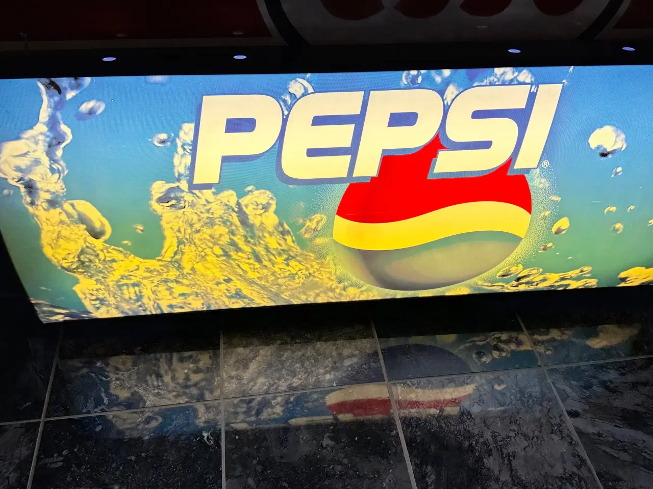 Billede 1 - Pepsi lysskilt
