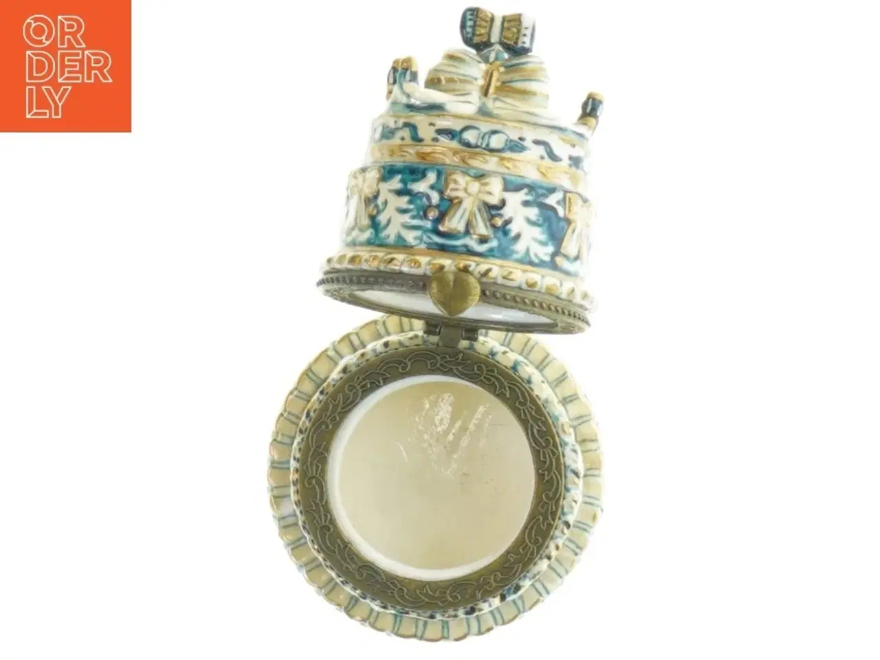 Billede 5 - Porcelæns Bryllupskage Æske fra Villeroy & Boch (str. 8,5x6,5 cm)