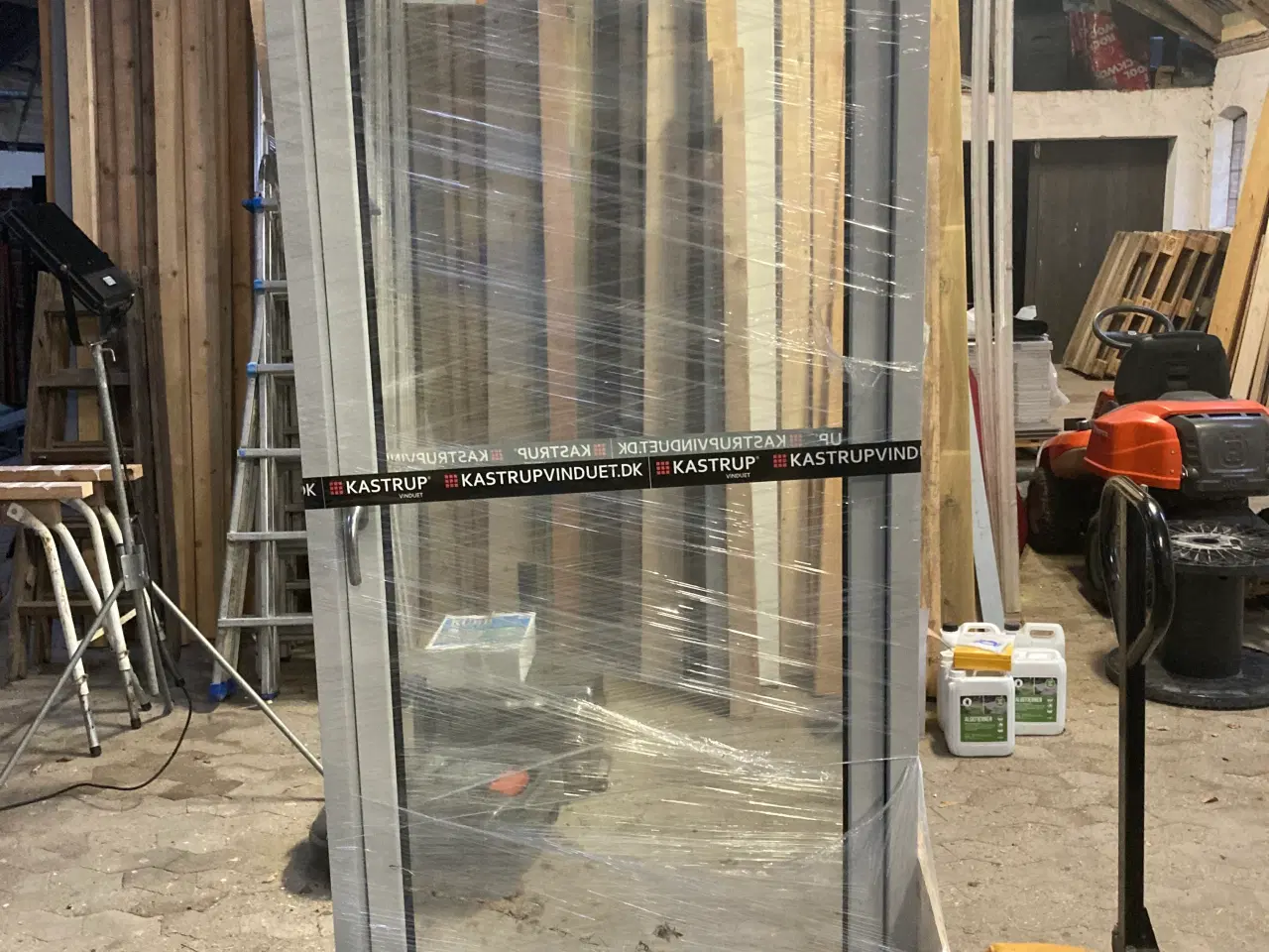 Billede 3 - Træ teressedør med greb