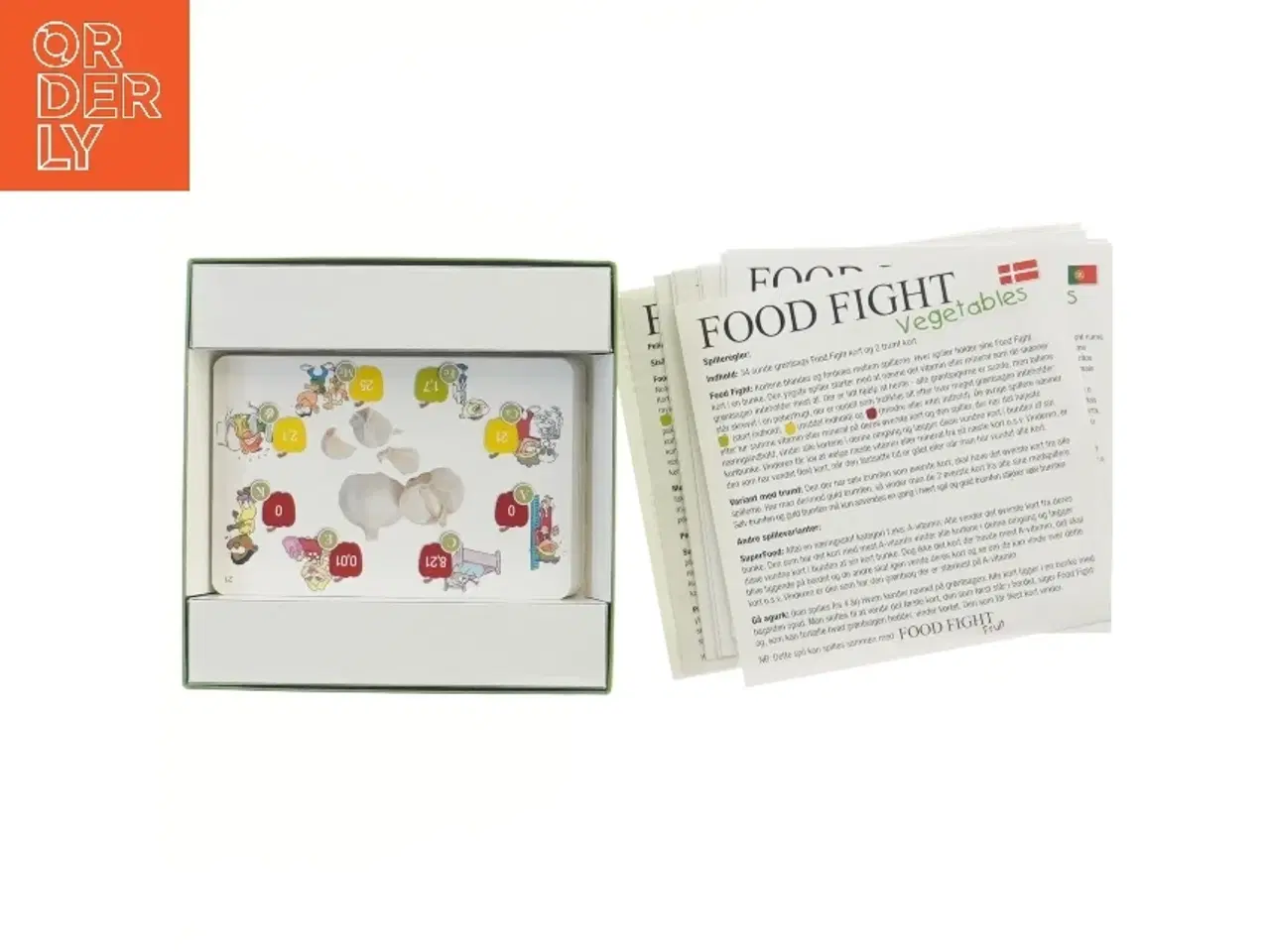 Billede 2 - Food Fight kortspil (str. 14,5x14,5 cm)